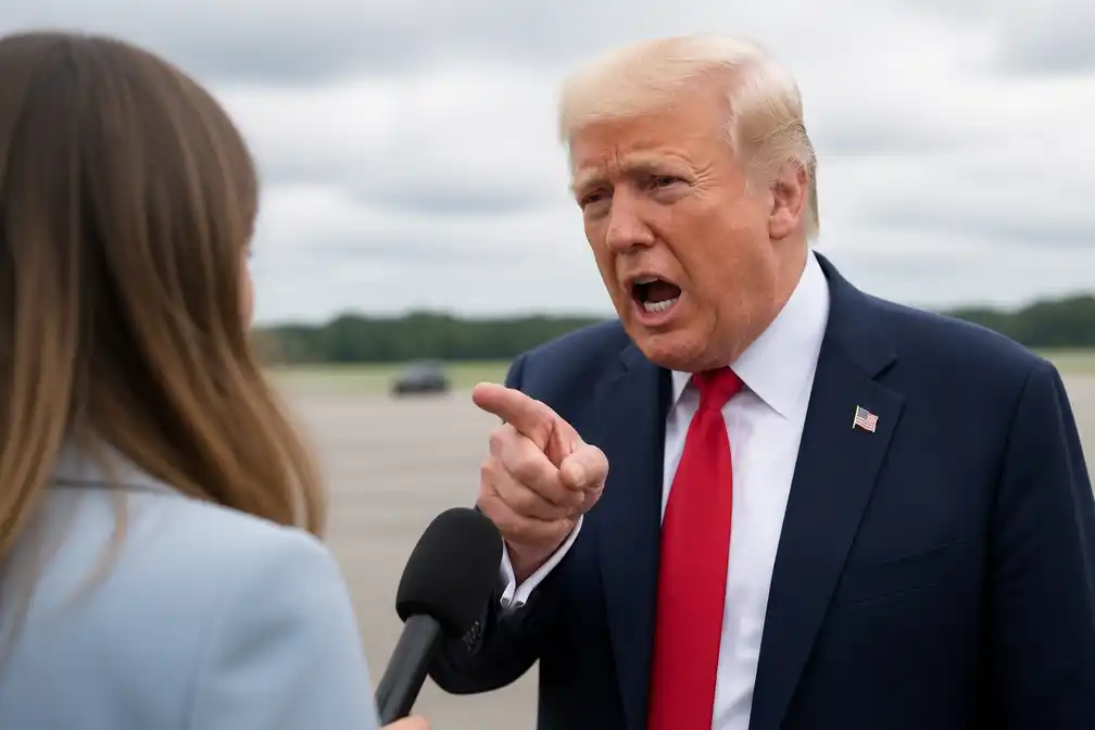 Trump snoert CNN-journaliste de mond over vraag over Kim Jong-un