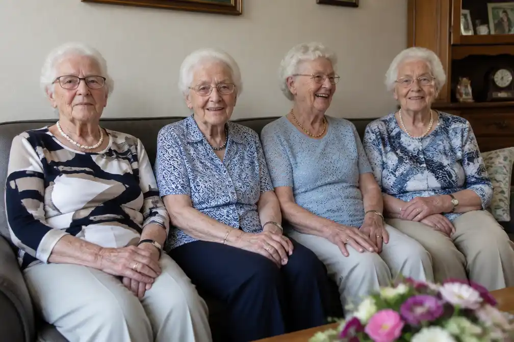 Zussen uit Nistelrode (95-102) vieren samen 390 levensjaren