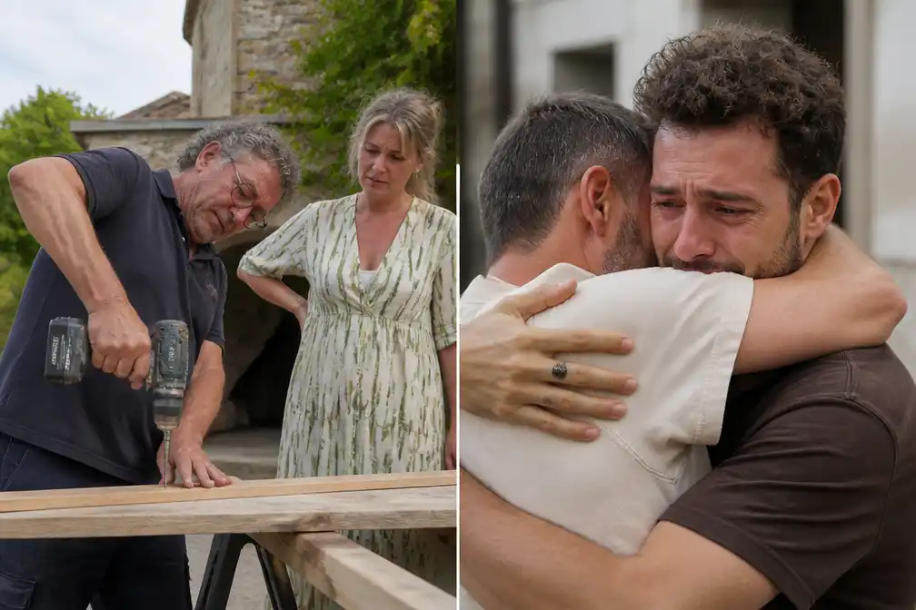 B&B Vol Liefde: Caroline zet Arie alleen als klusjesman in, Michaëls terugkeer ontroert Wadie
