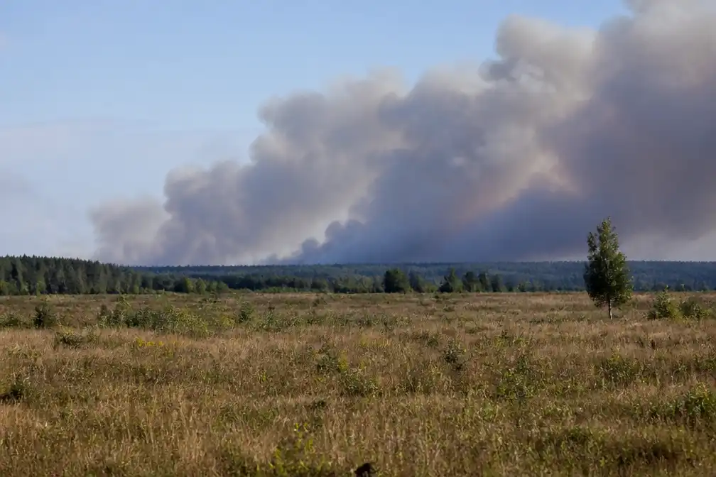 Wielertocht Diekirch-Valkenswaard afgelast door natuurbrand Hoge Venen