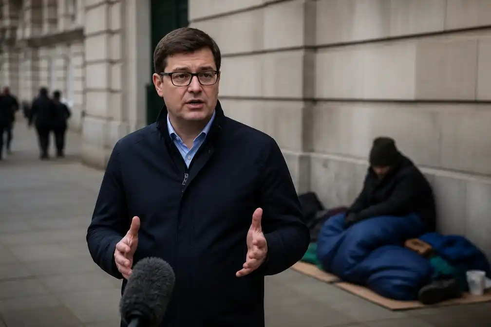 Premier Andy Burnham wil dakloosheid in Engeland tegen Kerstmis beëindigen