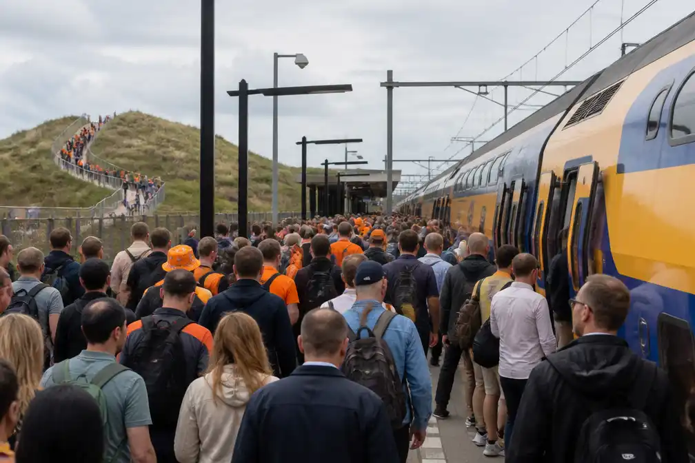NS spreekt van 'bijna militaire operatie' bij laatste Grand Prix Zandvoort