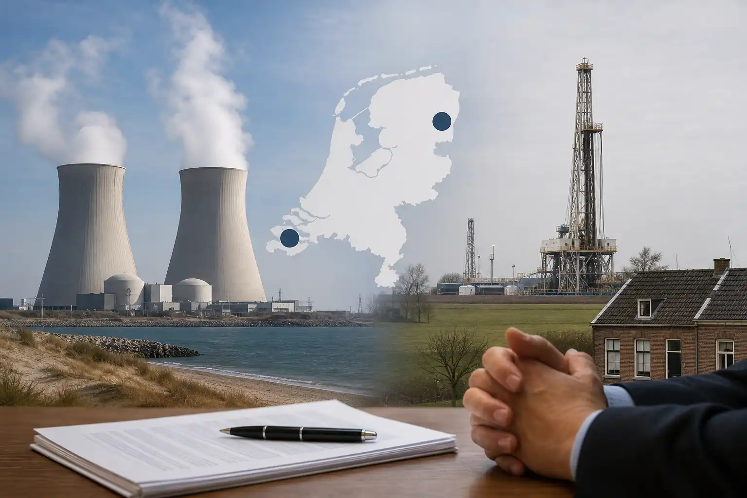 Nog twee locaties over voor kerncentrales; keuze voor Groningen omstreden