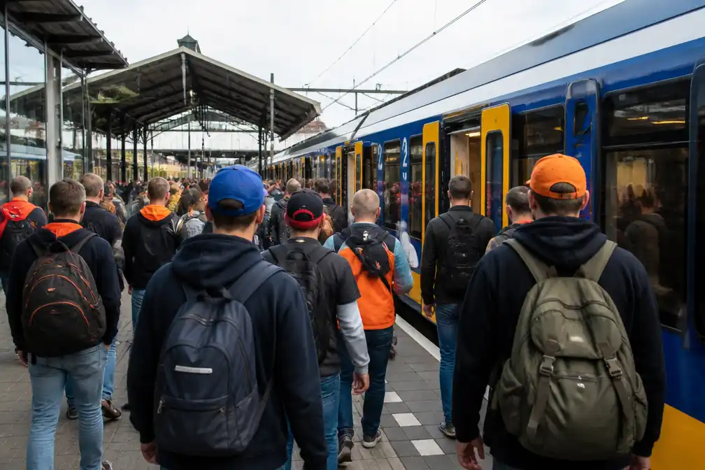 NS: bijna 10.000 racefans per trein naar Zandvoort in eerste uren