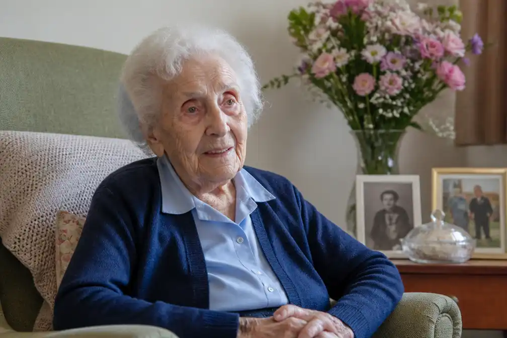 Oudste mens ter wereld Ethel Caterham viert 117e verjaardag in Surrey
