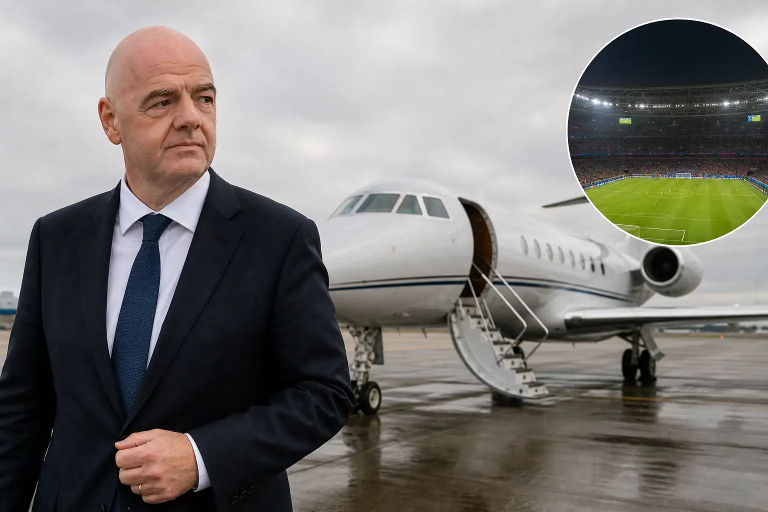 FIFA-baas Infantino woont dagelijks twee WK-duels bij met privéjet
