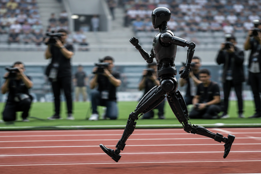Chinese robot Lightning verbreekt 100-meterrecord van Usain Bolt