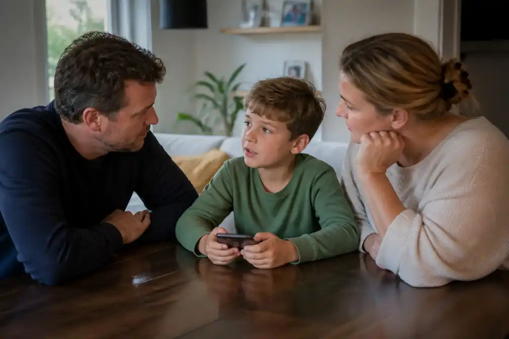 Overheid start campagne om ouders vroeg met kinderen over smartphones te laten praten