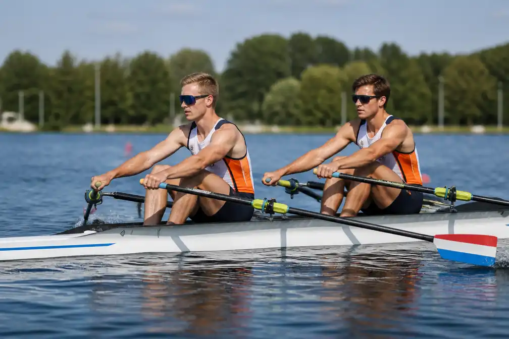 Twellaar en Van Dorp op Bosbaan voor finaleplek WK roeien