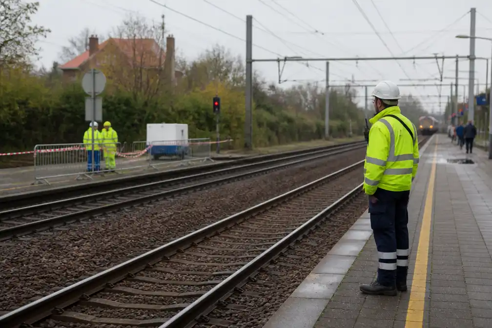 Gaslek onderbreekt treinverkeer tussen Brugge en kust