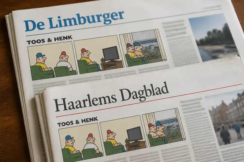 Cartoon Toos en Henk van Paul Kusters verschijnt op 27 augustus 2026