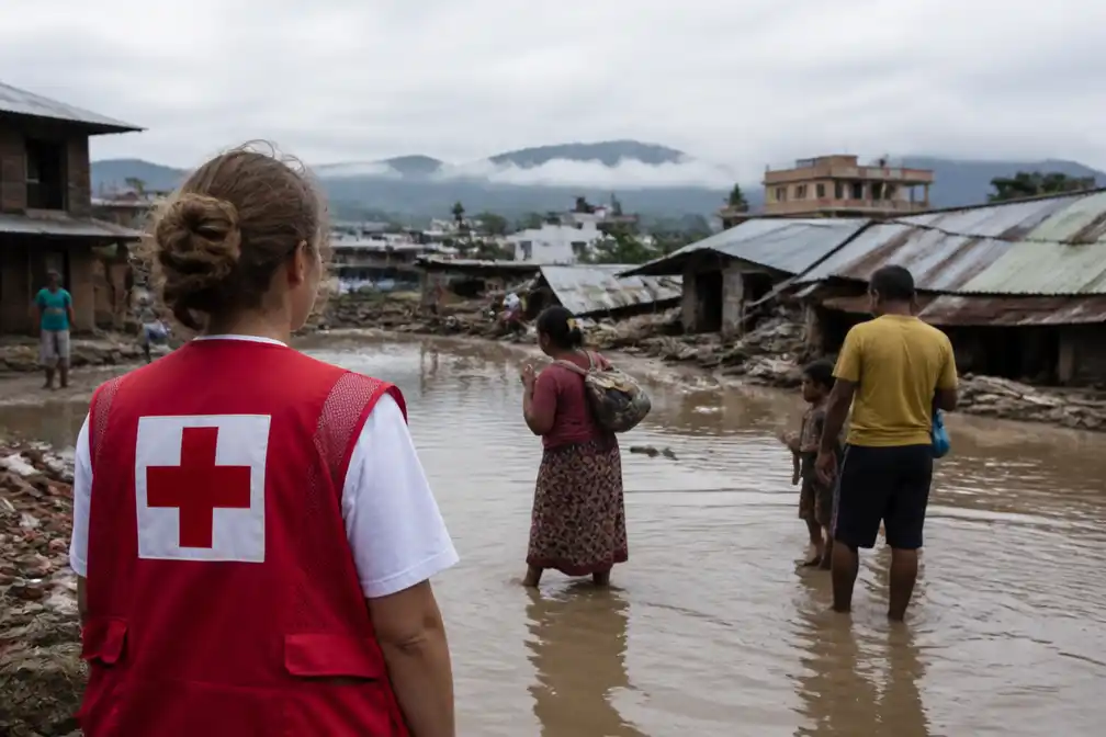 Rode Kruis opent gironummer 6868 voor slachtoffers overstromingen Nepal
