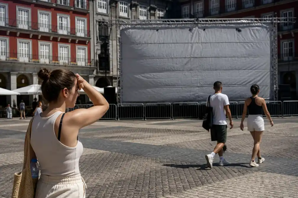 Madrid schrapt WK-vertoning Spanje vanwege extreme hitte