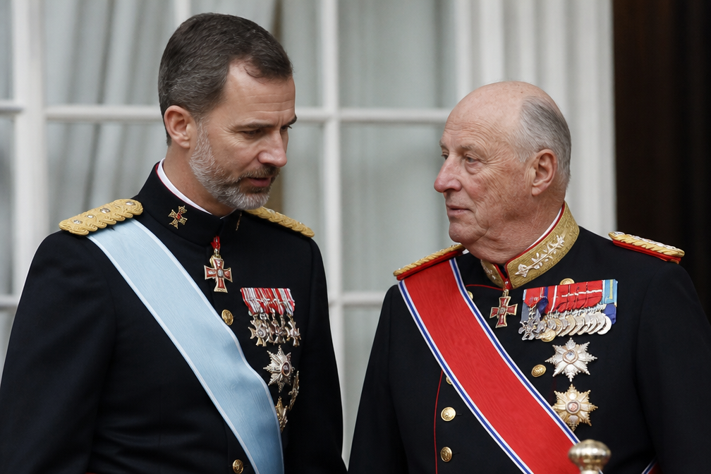Spaanse koning Felipe betuigt medeleven na overlijden koning Harald