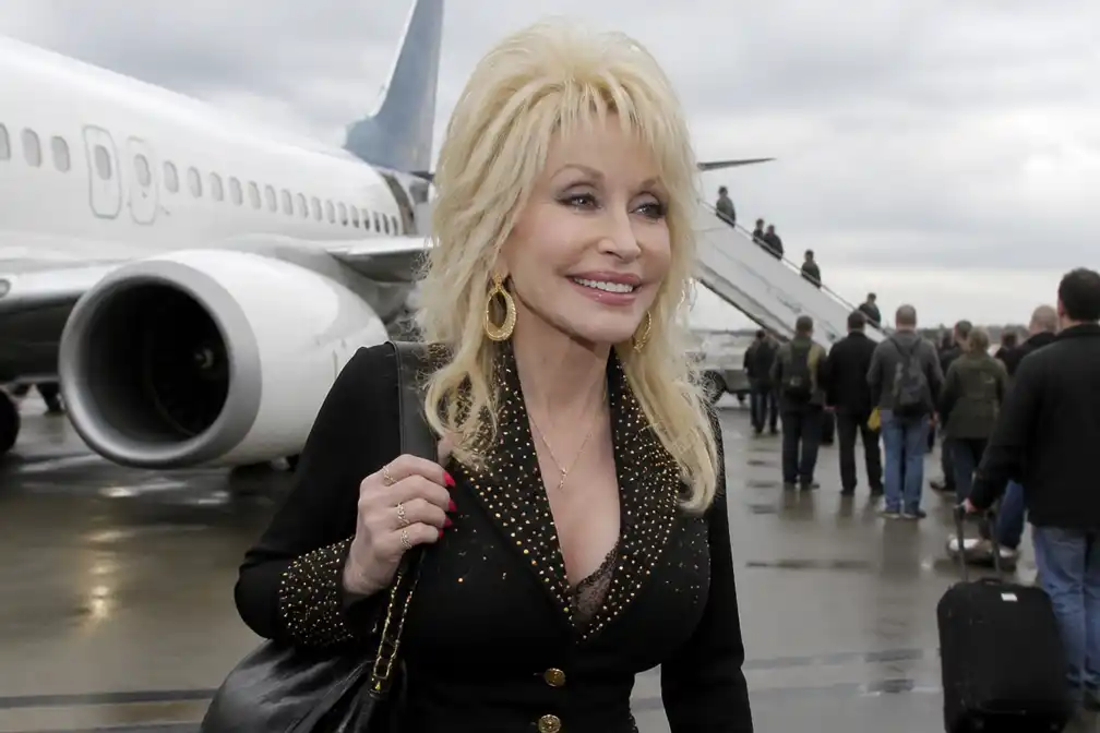 Dolly Parton zat in business class op vlucht Amsterdam-New York