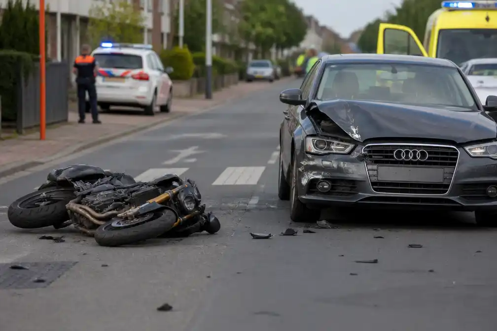 Motorrijder levensgevaarlijk gewond bij ongeval in Aalst met auto bestuurd door 86-jarige