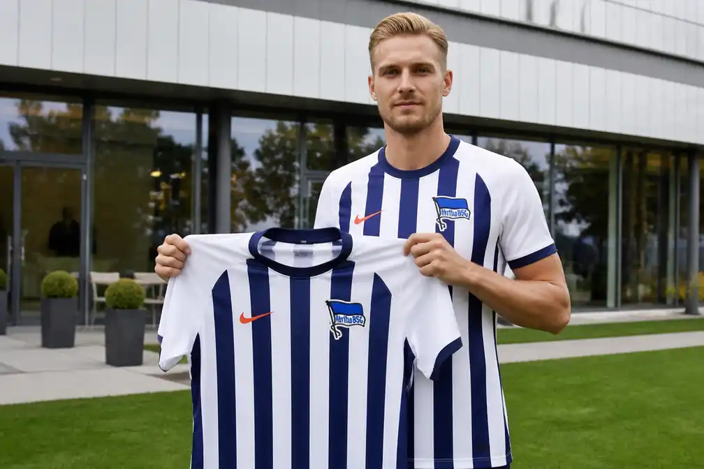 Club Brugge verhuurt overbodige spits Gustaf Nilsson aan Hertha Berlijn