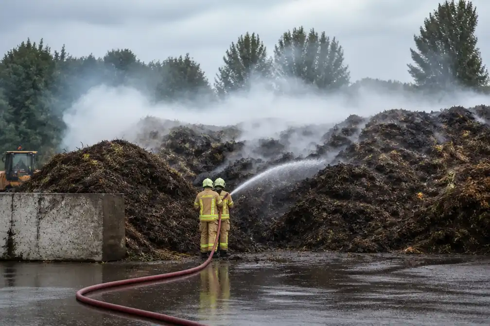 Brand op recyclagepark Grobbendonk onder controle; gemeente stopt met compost