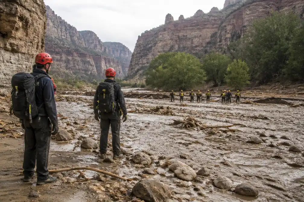 Twee doden en vijftien vermisten na overstromingen Grand Canyon
