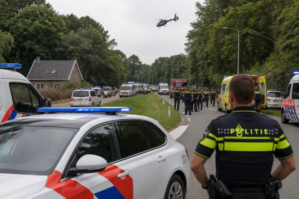 Dode en twee gewonde agenten bij grote politieactie in Overasselt