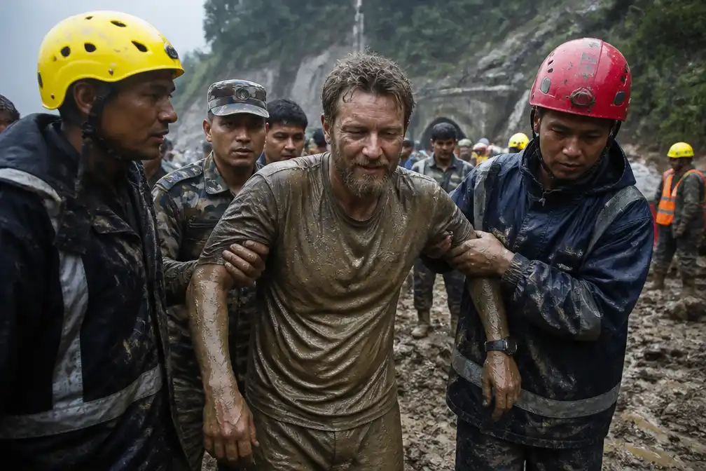 Brit na bijna een week levend gered na overstromingen Nepal, meer dan 1.000 doden