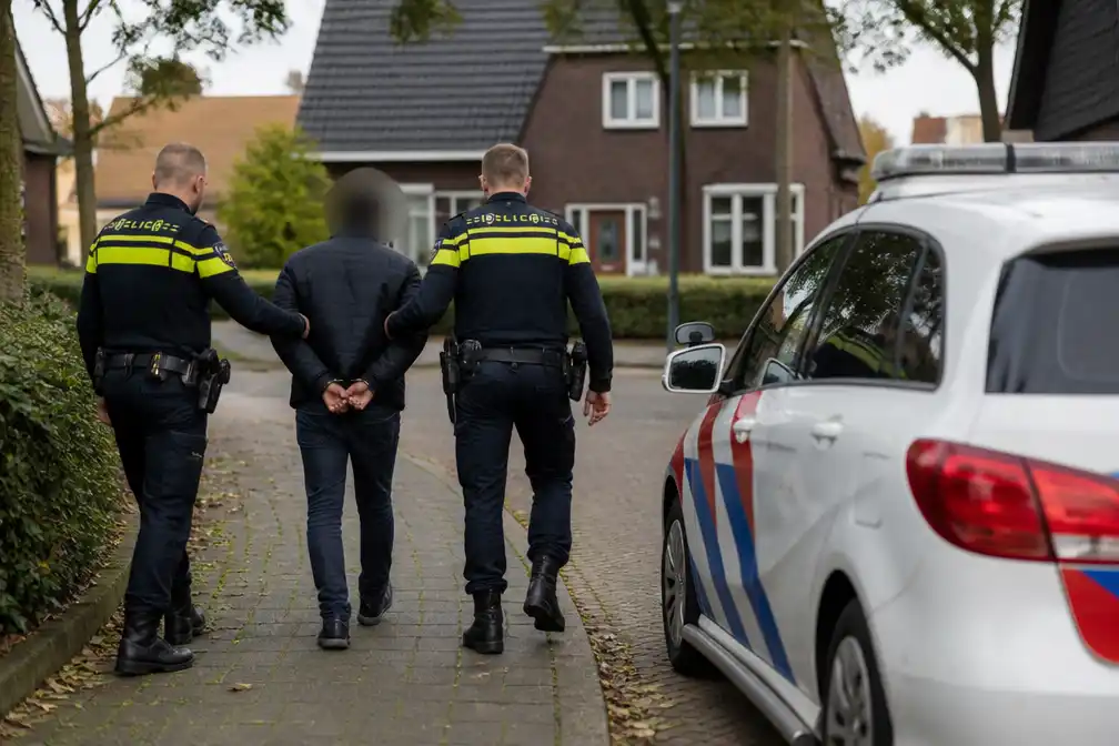Politie: beelden van aanhouding in Balgoij na geweld Overasselt zijn nep