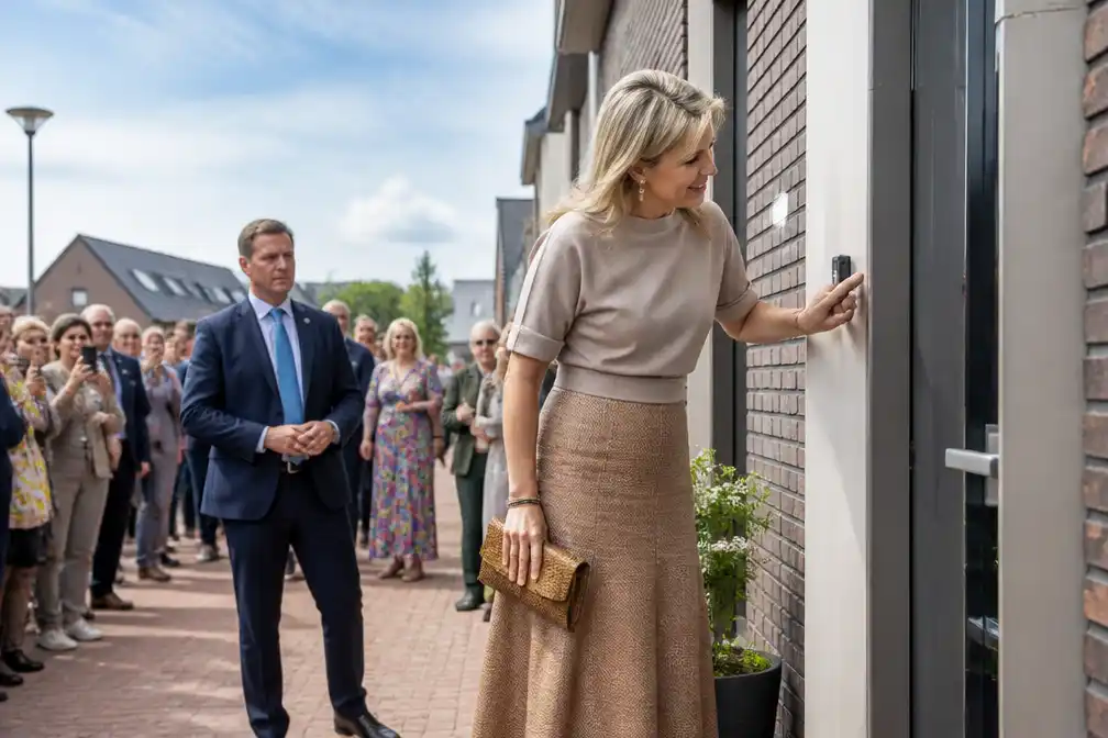 Koningin Máxima bezoekt duurzame nieuwbouwwijk in Doetinchem