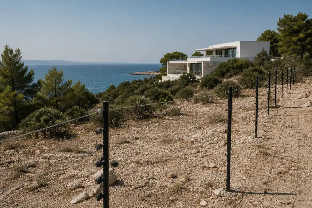 Jan Fabre lokt woede uit in Kroatië met elektrisch hek rond villa op Vis
