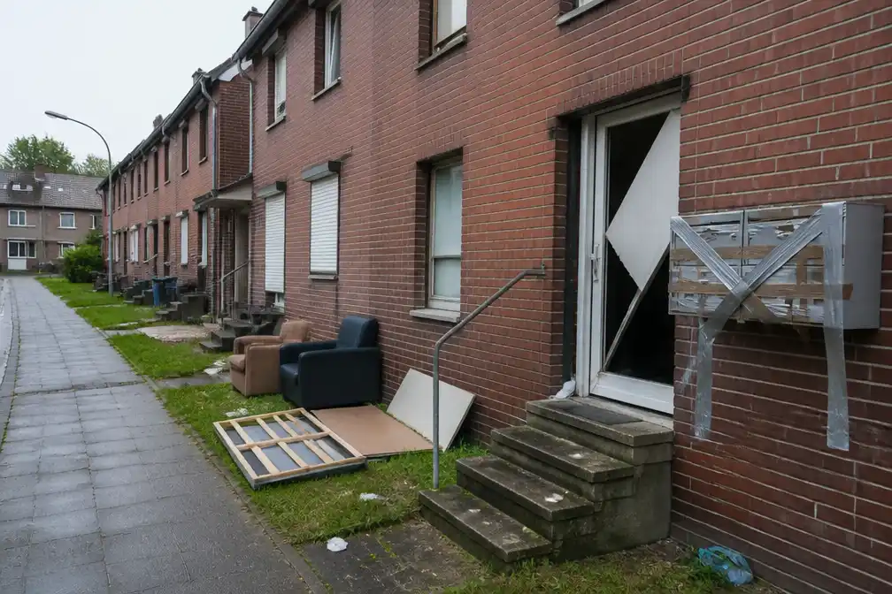 Straat in Gronau bekend als 'Straße der Ausbeutung' om huisvesting migranten