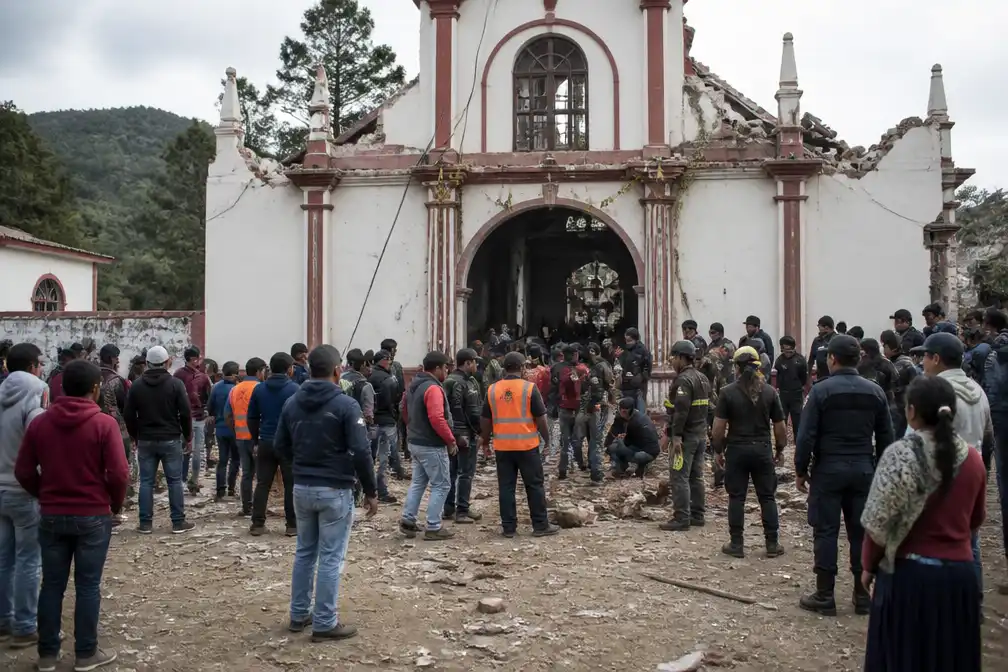 Zeker 10 doden bij vuurwerkexplosie in kerk tijdens dorpsfeest Mexico