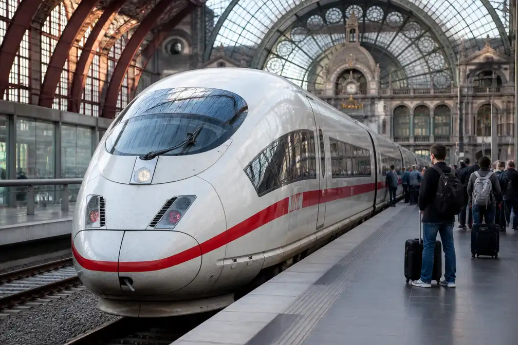 Eerste ICE-hogesnelheidstrein verbindt Antwerpen, Brussels Airport en Leuven met Keulen