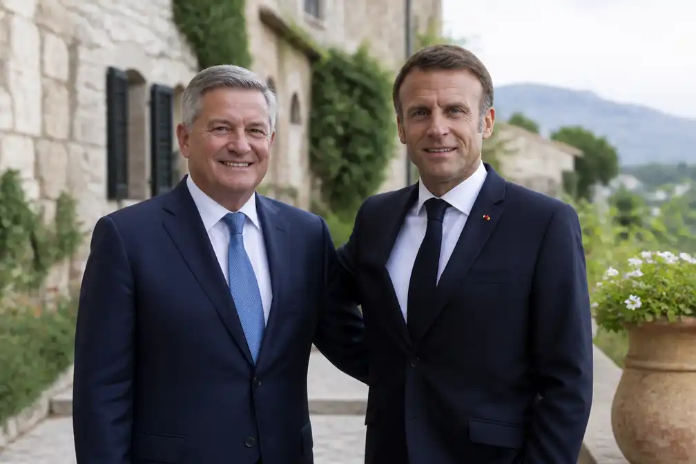 Macron onderscheidt Netflix-topman Ted Sarandos met hoogste Franse eer
