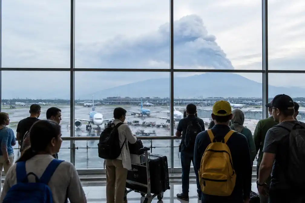Internationale luchthaven Jakarta weer open na vulkaanuitbarsting
