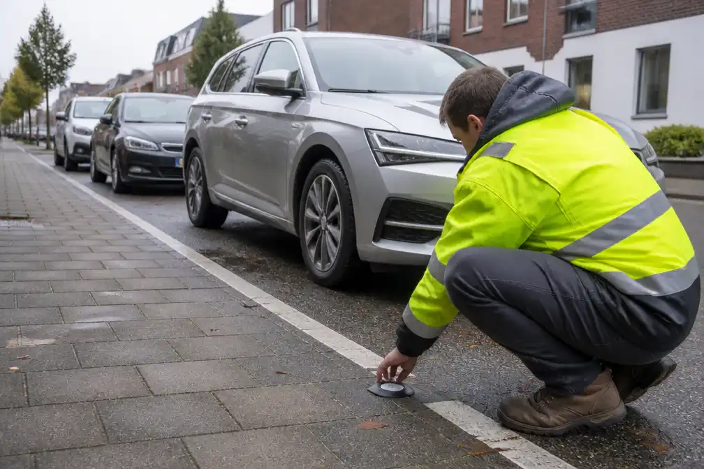 Schelle meet parkeerdruk op 75 plaatsen met sensoren