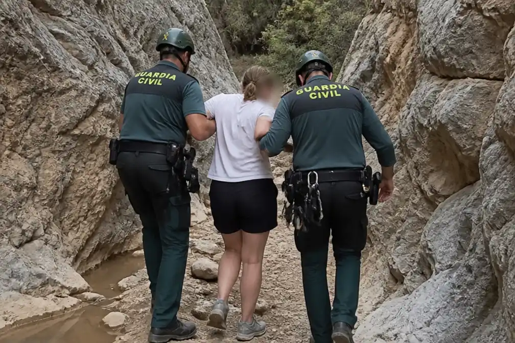 Belgische toeriste gered na paniekaanval in Spaanse canyon