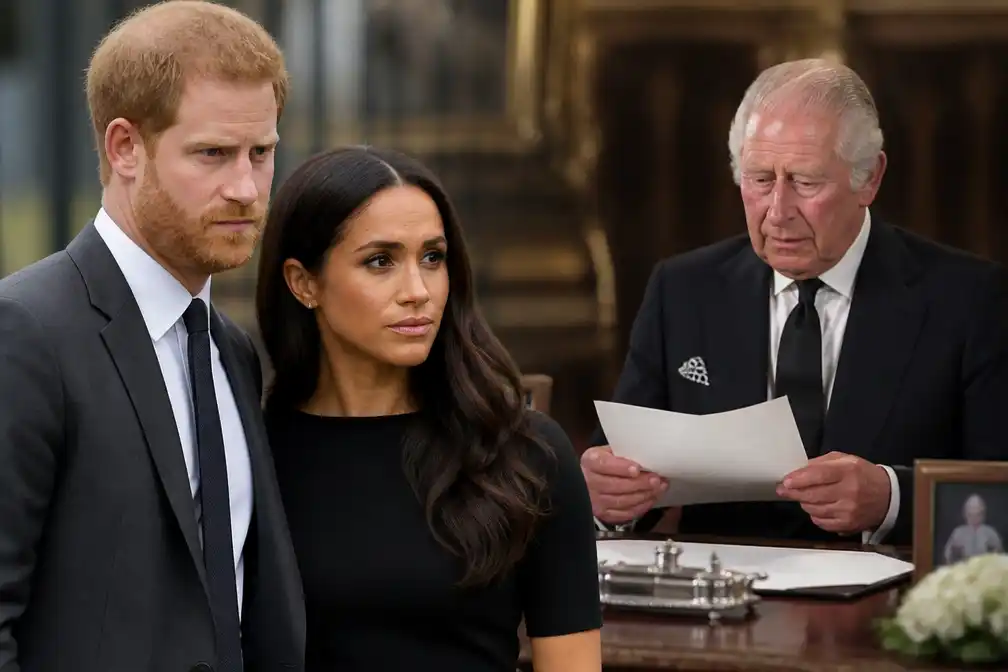 Harry en Meghan 'verrast' door brief Charles over koninklijke status