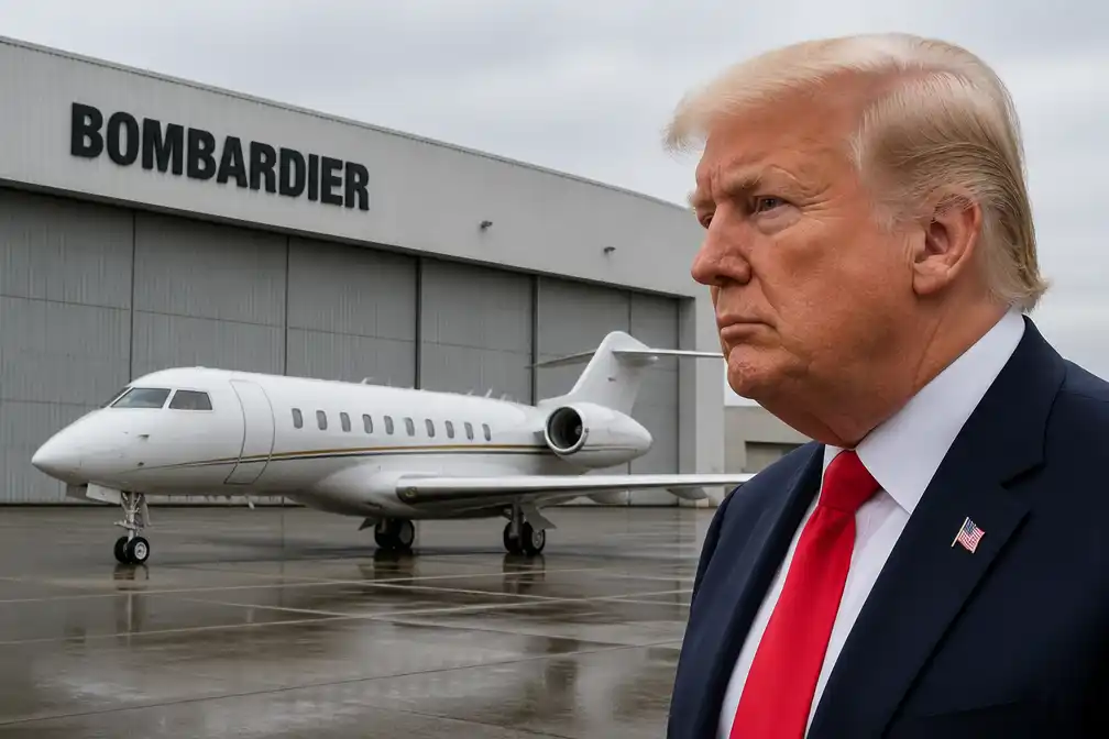 Trump richt pijlen op Canadese vliegtuigbouwer Bombardier in handelsoorlog