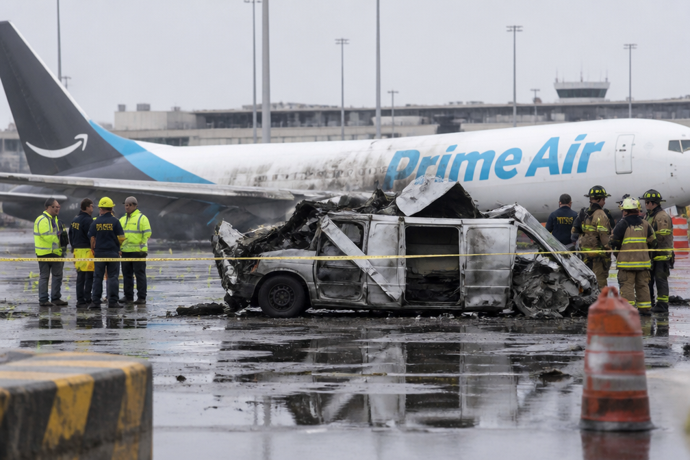 Vijf schoonmakers dood bij crash Amazon-vrachtvliegtuig in Miami, één overlevende gered