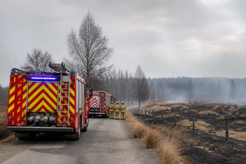 Nieuwe heropflakkeringen in oostelijk front Hoge Venen, brandweer opnieuw ter plaatse