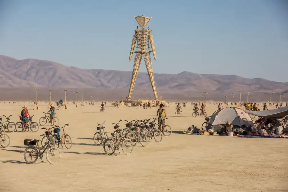 Drie mannen boven 50 overleden bij Burning Man, drie keer zo veel als gemiddeld