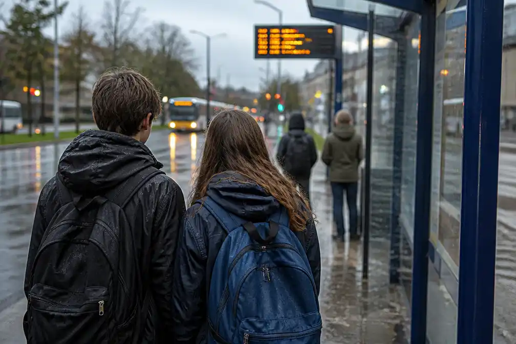 Staking en regen doen Haarlemse tieners vader om lift vragen