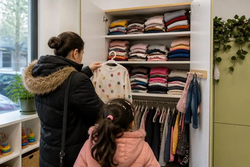 Eerste Geefkast voor kinderkledij geopend in Borgerhout
