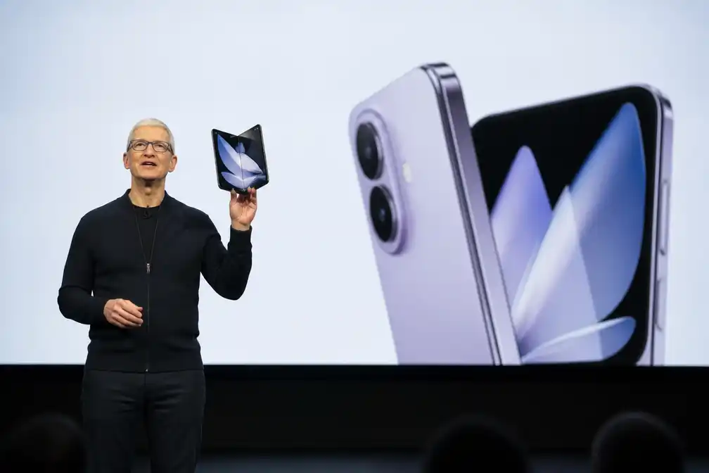 Apple presenteert opvouwbare iPhone Duo van 1.999 dollar, grootste herontwerp in bijna 20 jaar
