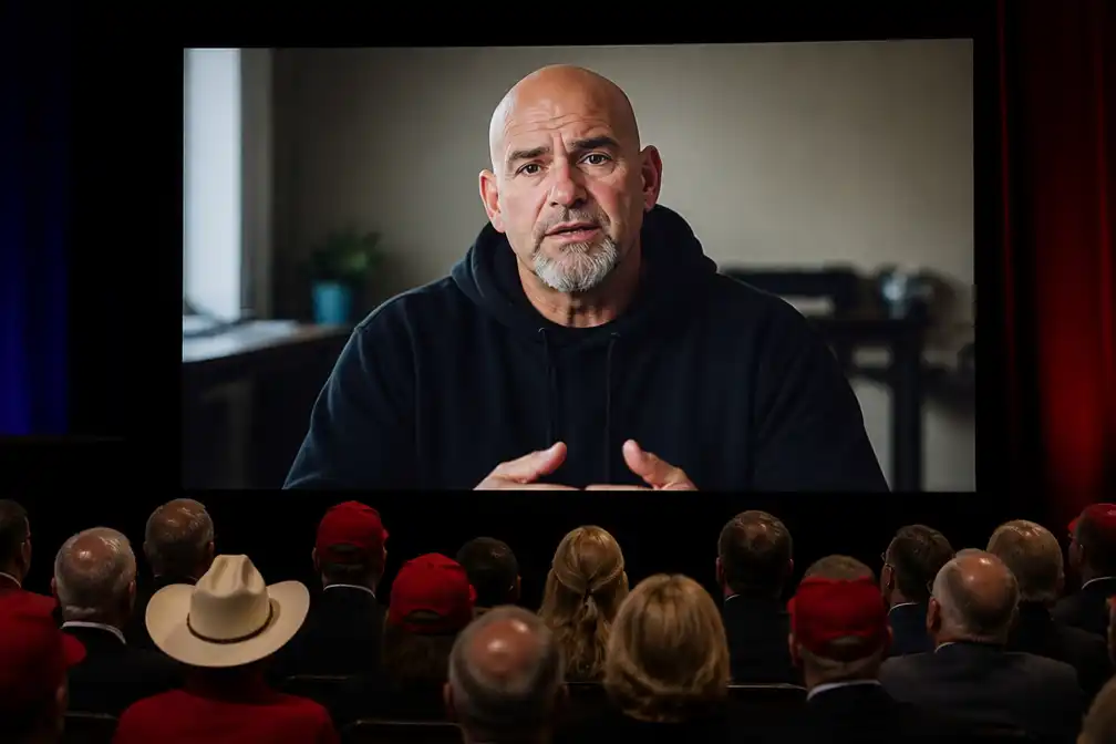Fetterman prijst Trump in video op Republikeinse conventie