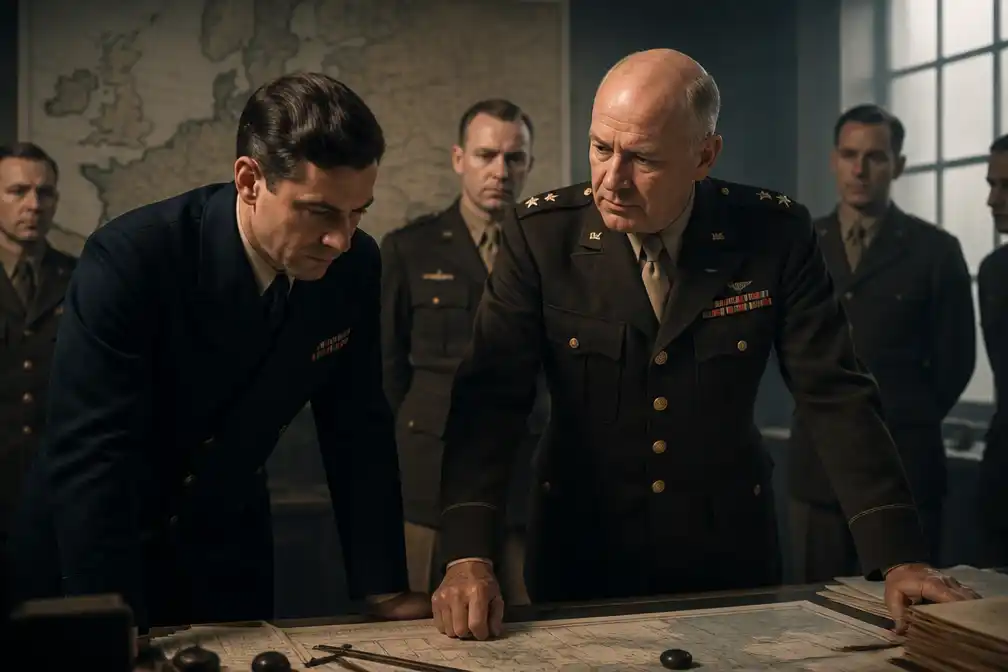 Vijf sterren voor Pressure, film over weerkundigen rond D-Day