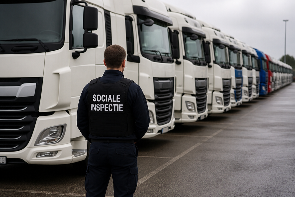 28 vrachtwagens in beslag genomen bij Roemeense transportfirma in Kortenberg