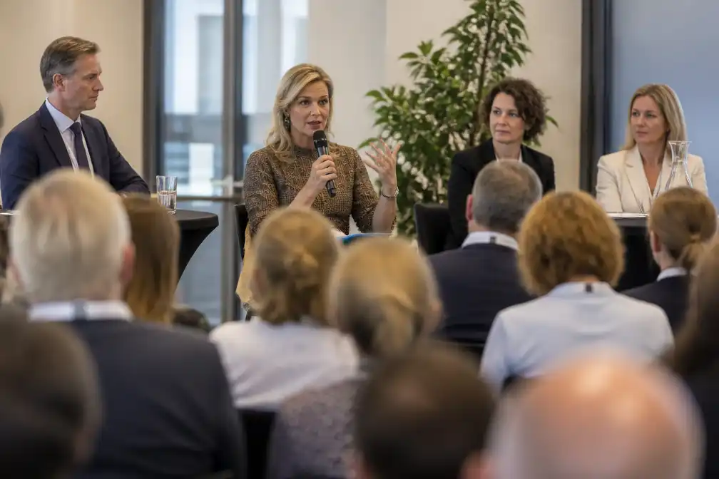 Koningin Máxima bij symposium over passende zorg in Nieuwegein