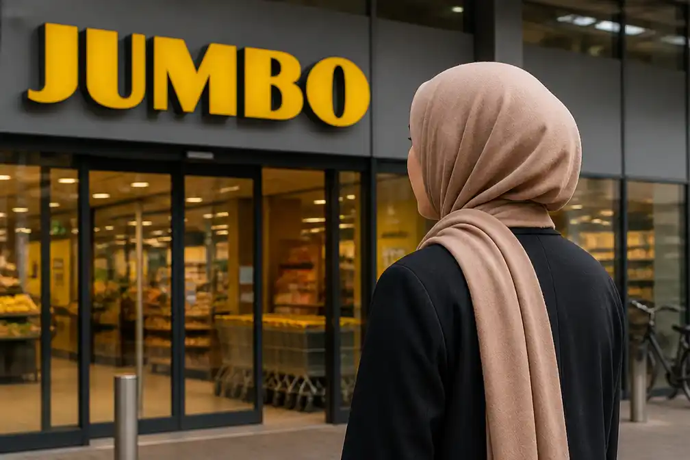 Familie: Jumbo wilde 15-jarige alleen aannemen zonder hoofddoek