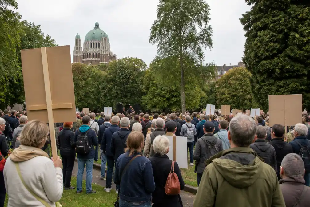 Brusselaars protesteren tegen 'Crucke-route'; 200 gezinnen willen naar rechtszaak