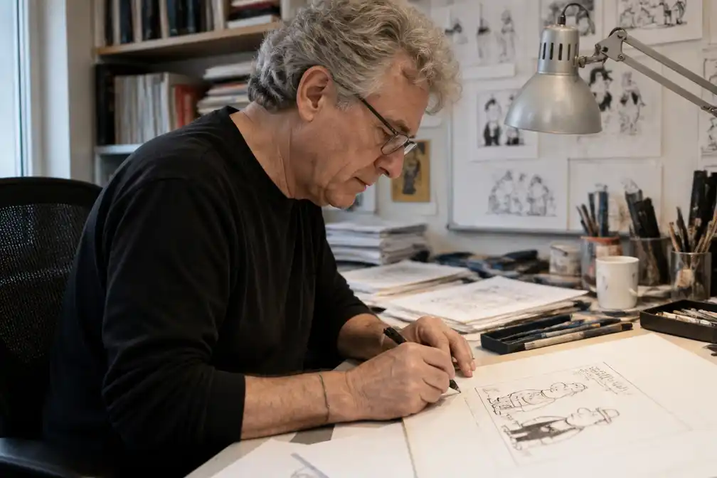 Cartoonist Paul Kusters publiceert Toos & Henk op 14 september 2026